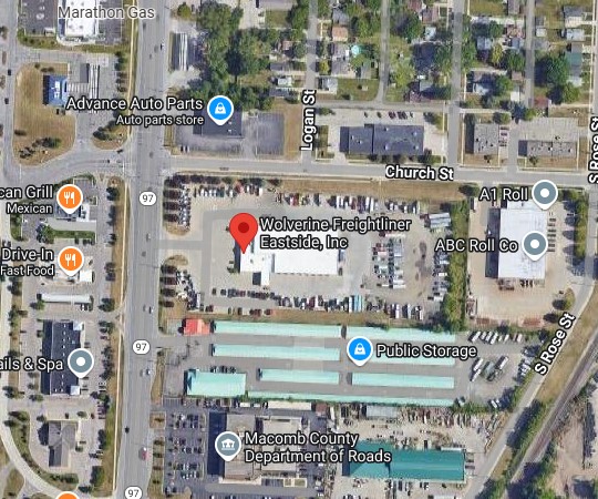 Map Wolverine Truck Group, Mount Clemens, Michigan
