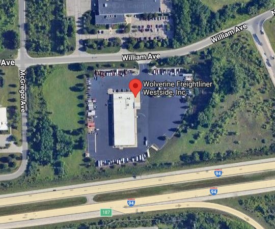 Map Wolverine Truck Group, Ypsilanti, Michigan